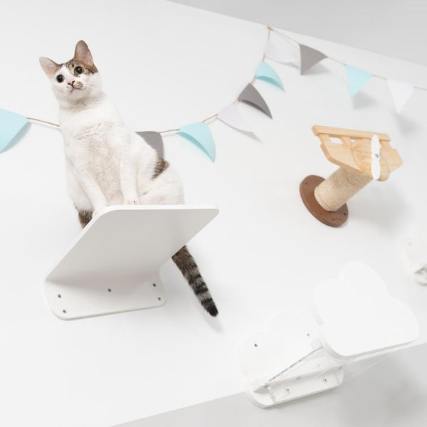 【STEPPER】Lack White (M) Cat Stepper, Cat Perch, Cat Shelf | MYZOO