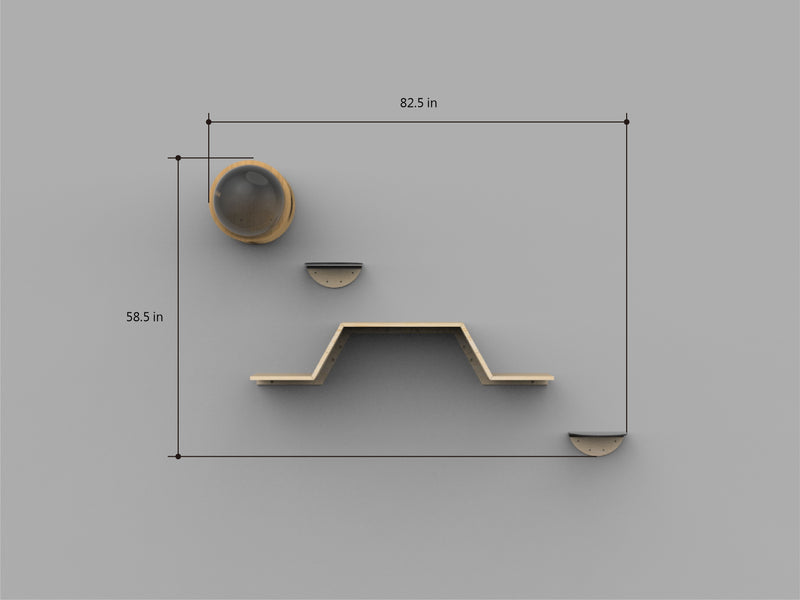 The layout  for Zone set with measurement.